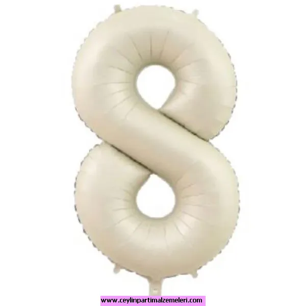 8 Rakam Kum Beji Folyo Balon